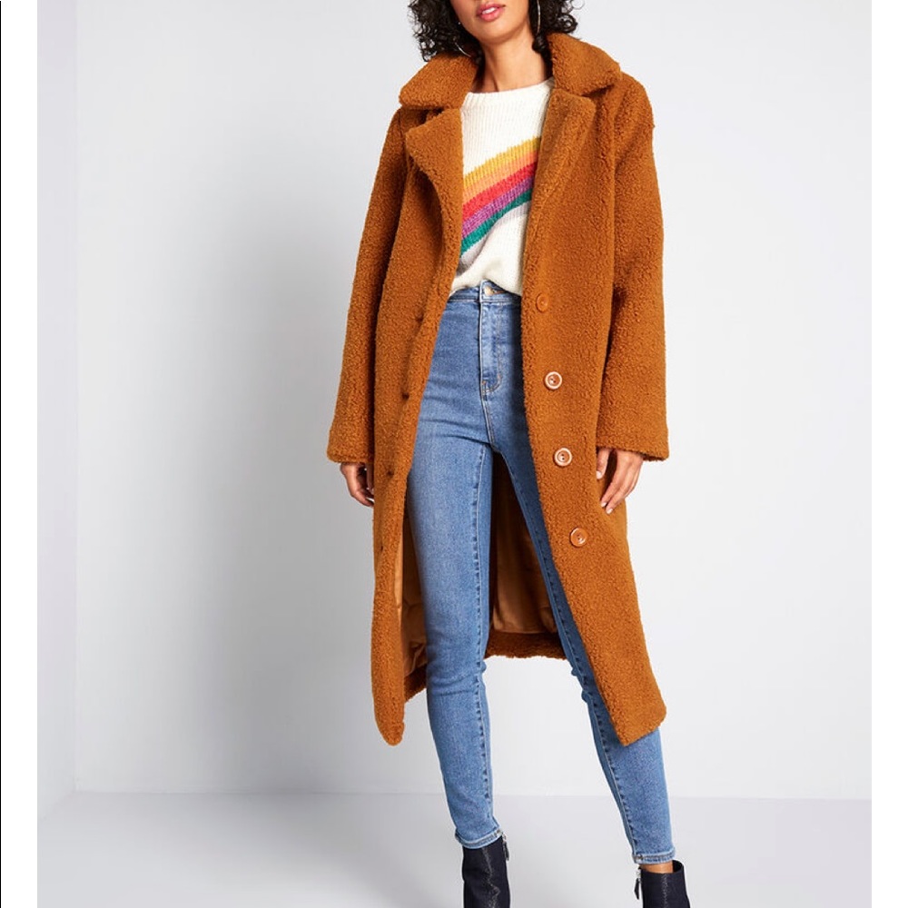 Fuzzy winter coat